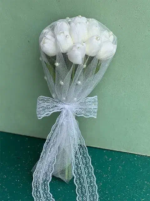 دسته گل عروس|گل مصنوعی|خرمآباد, |دیوار