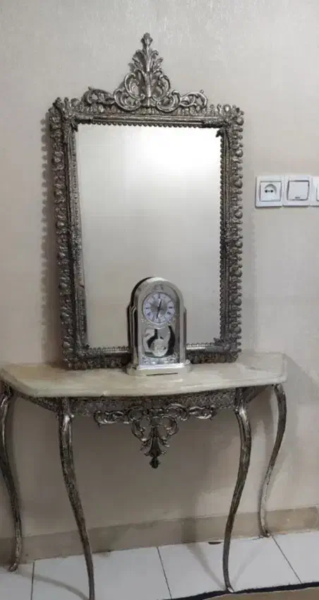 ست کامل دکور کلاسیک آینه کنسول شمعدان|بوفه، ویترین، کنسول|همدان, |دیوار