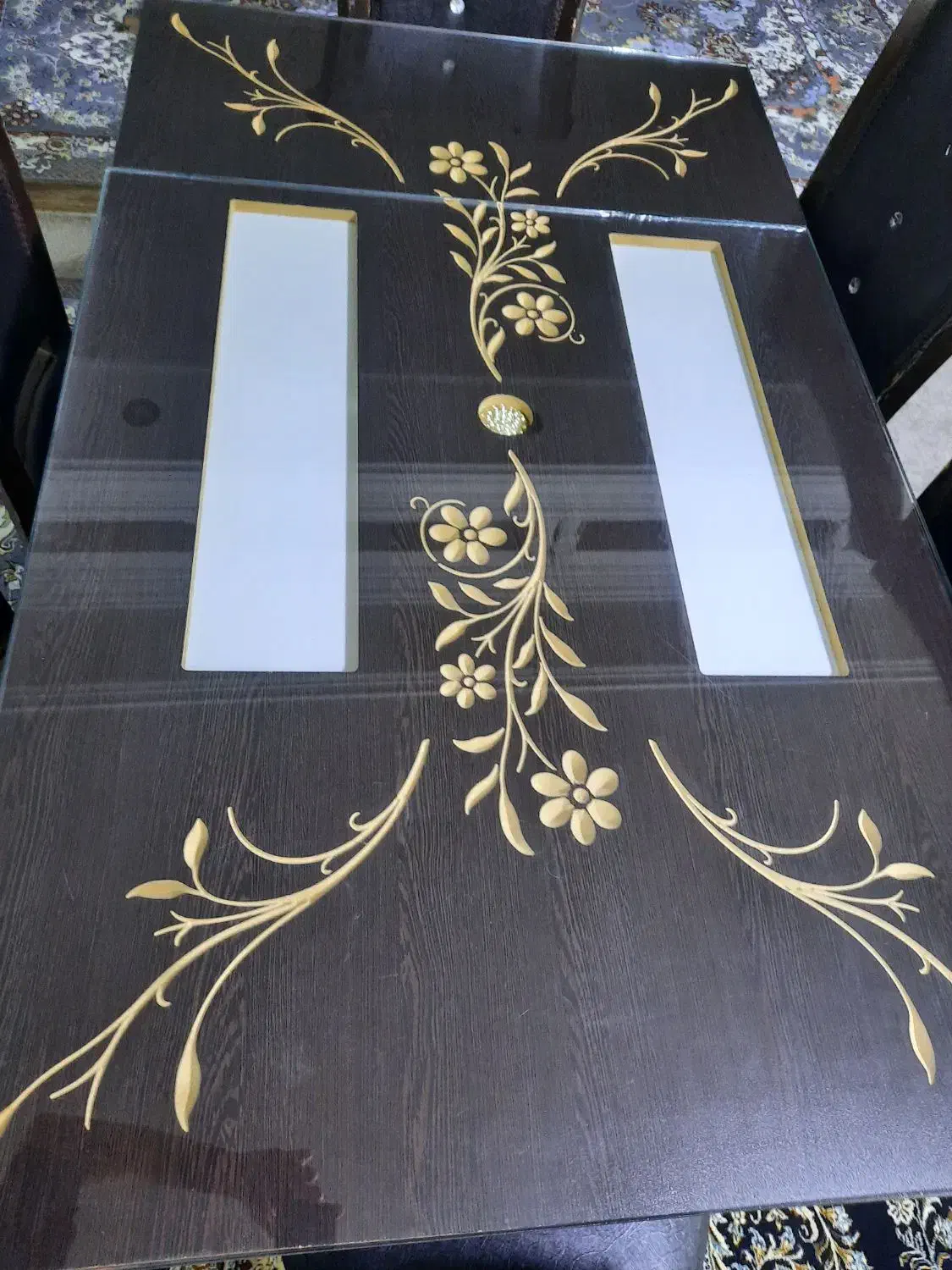 میز نهار خوری|میز و صندلی غذاخوری|ایوان, |دیوار