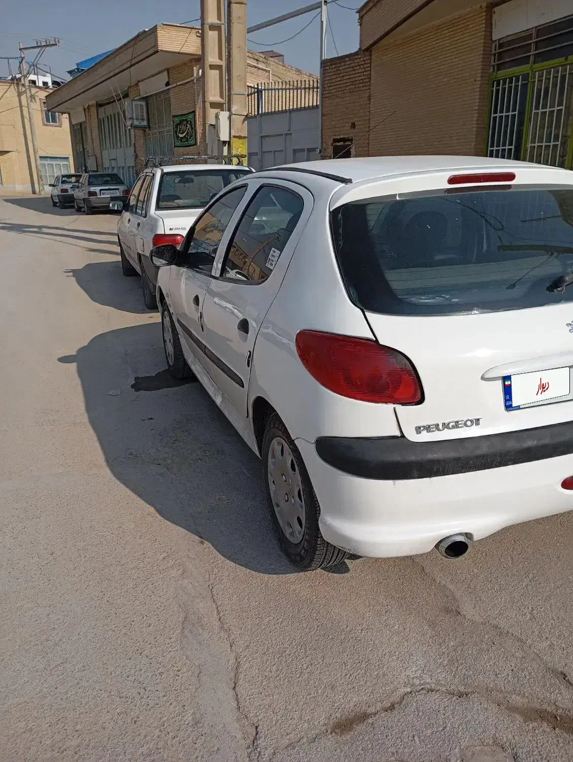 206 تیپ 2 مدل 89 سفید اتاق تعویض دور رنگ|خودرو سواری و وانت|برخوار, |دیوار