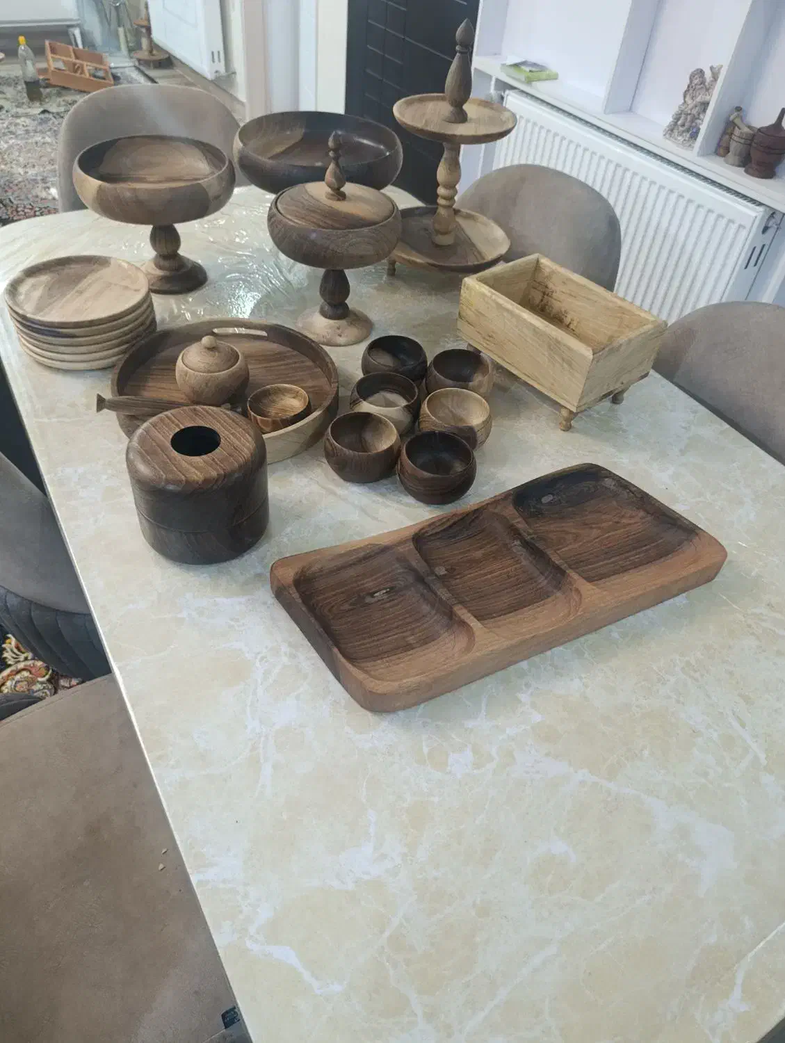 اردو خوری چوبی|ظروف سرو و پذیرایی|رزن, |دیوار