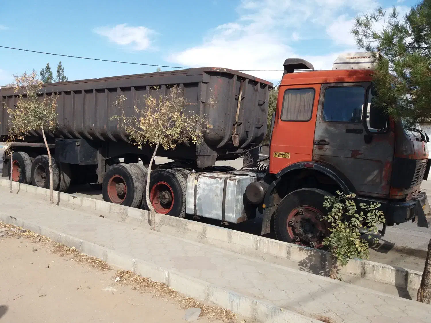 بنز هشت سیلندر جفت سوپر|خودرو سنگین|سیرجان, |دیوار