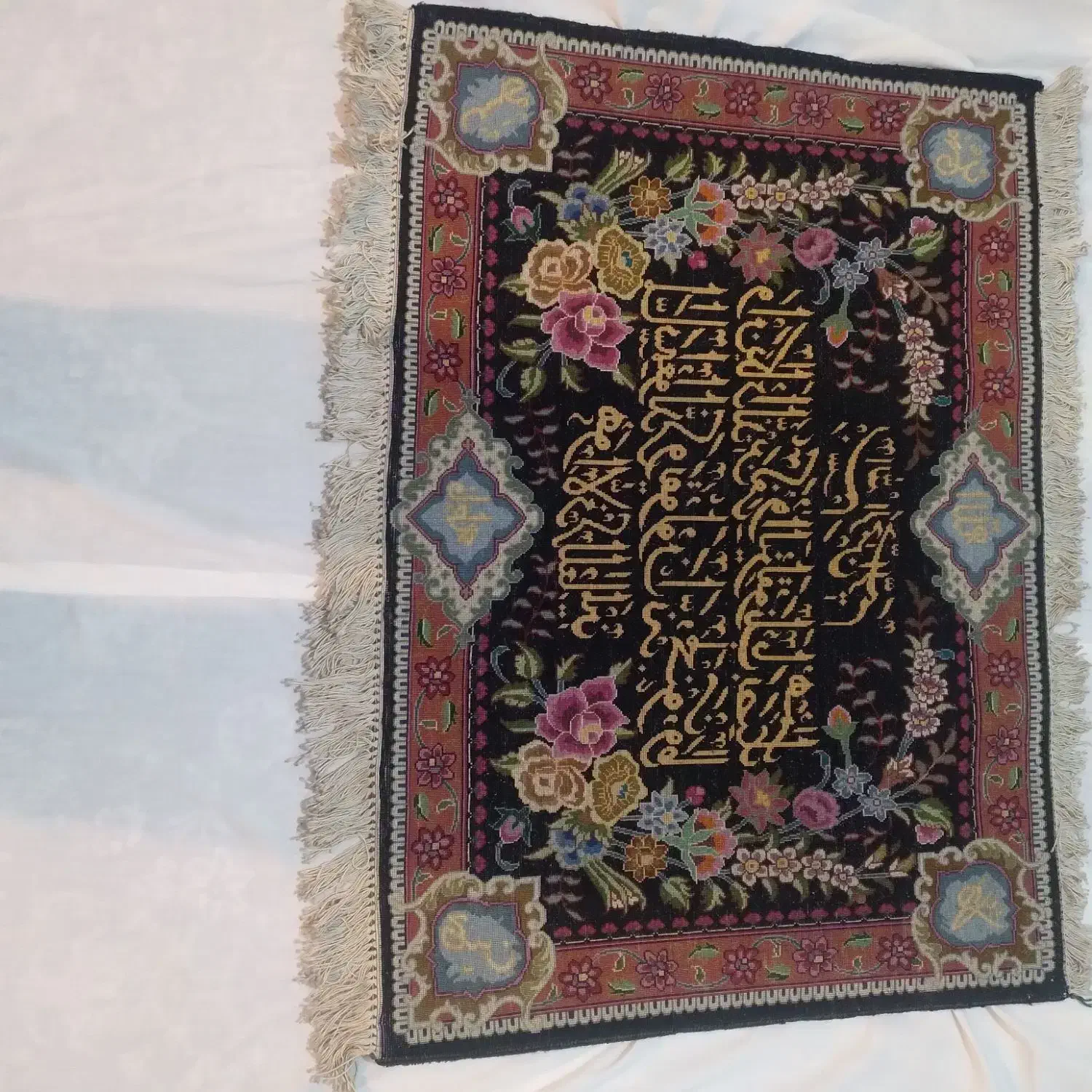 تابلوفرش دستباف چله ابریشم|تابلو فرش|شهرکرد, |دیوار