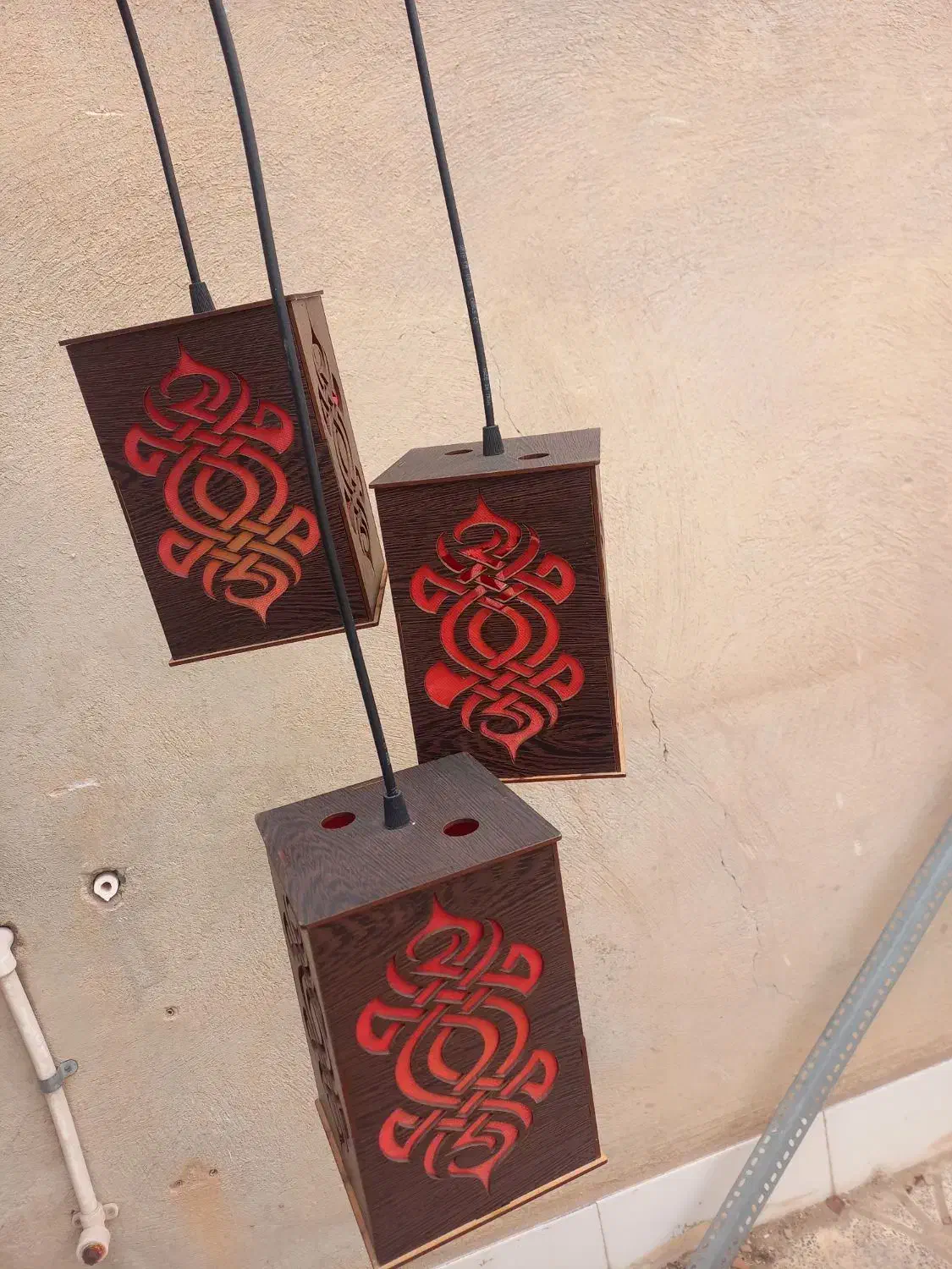 لوستر|لوستر و چراغ آویز|ساوه, |دیوار