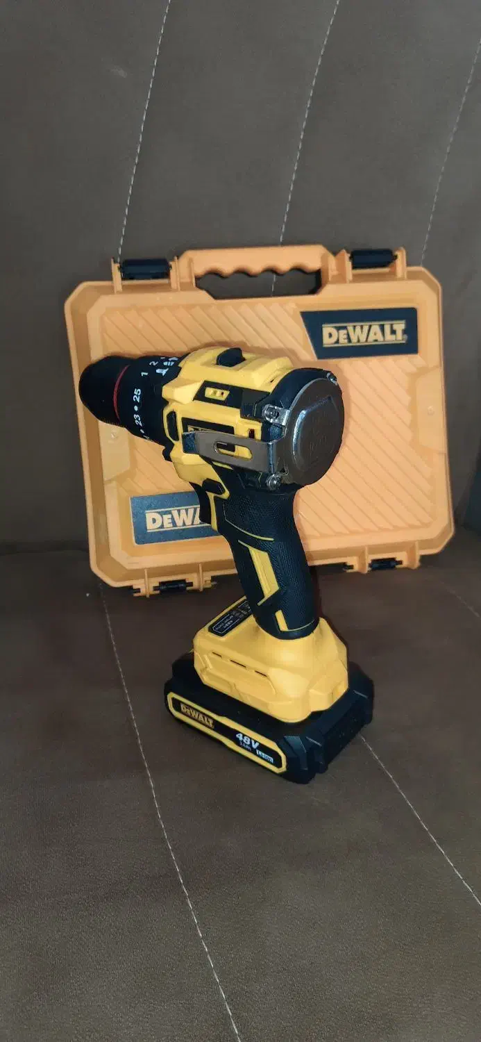 دریل شارژی دیوالت موتور براشلس|ابزارآلات|اصفهان, باغ زرشک|دیوار