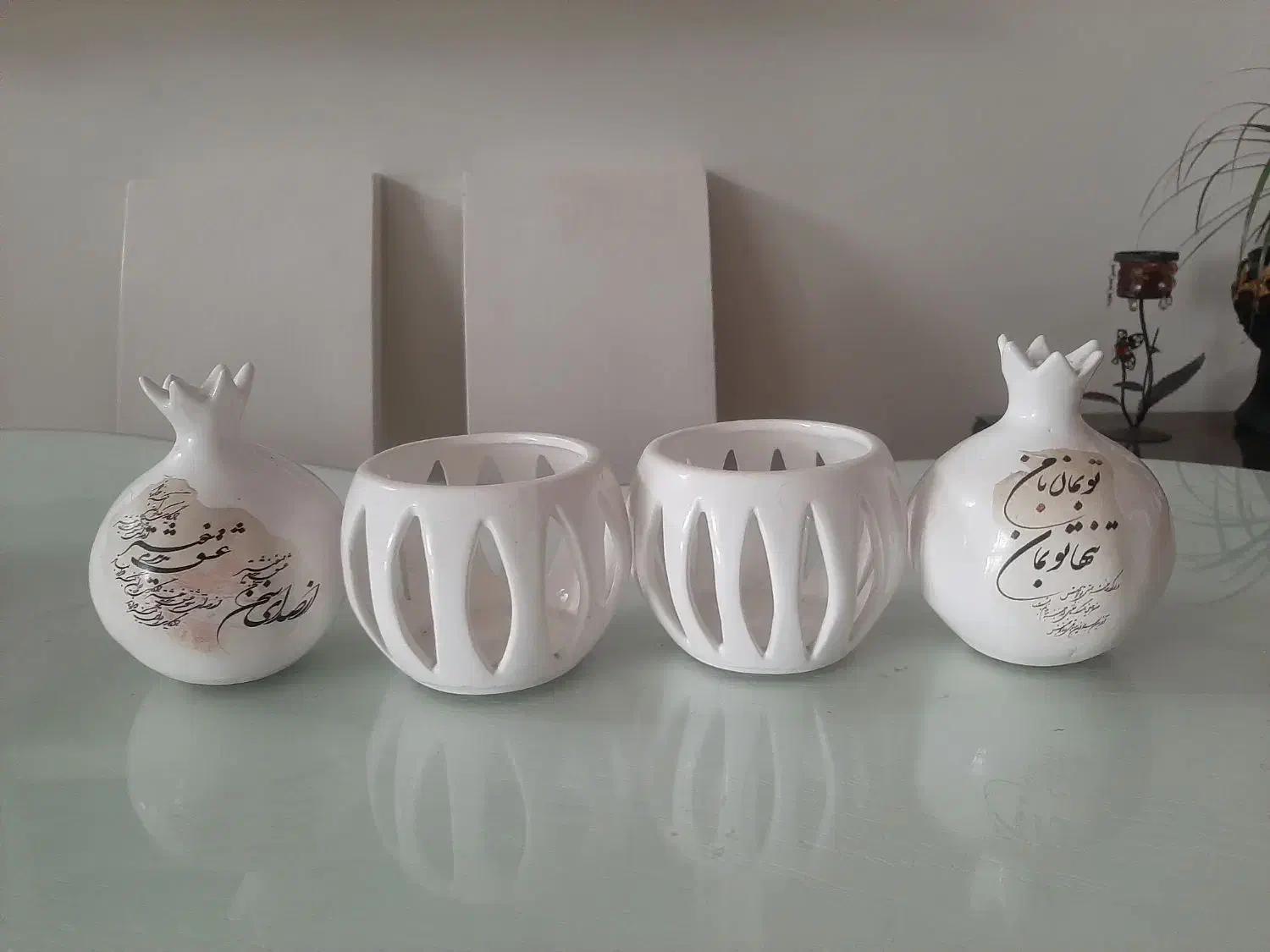 مناسب یلدا ..جاشمعی ودکوری های دست ساز وخوشگل|مجسمه، تندیس، ماکت|تهران, حشمتیه|دیوار