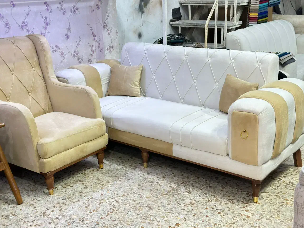 تولیدی انواع مبلمان راحتی|مبلمان خانگی و میز عسلی|اهواز, کمپلو جنوبی|دیوار