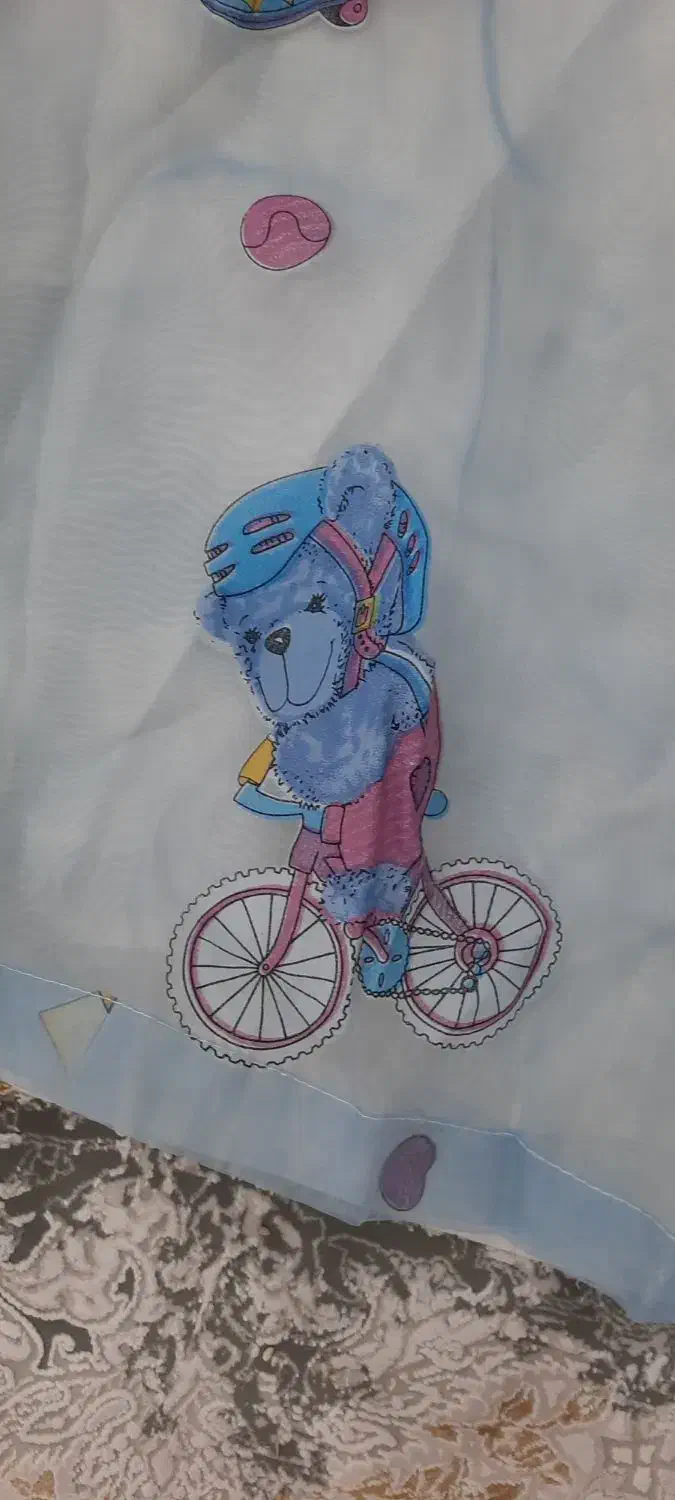 پرده بچه گانه به همراه آستر|پرده، رانر، رومیزی|شیراز, درکی|دیوار