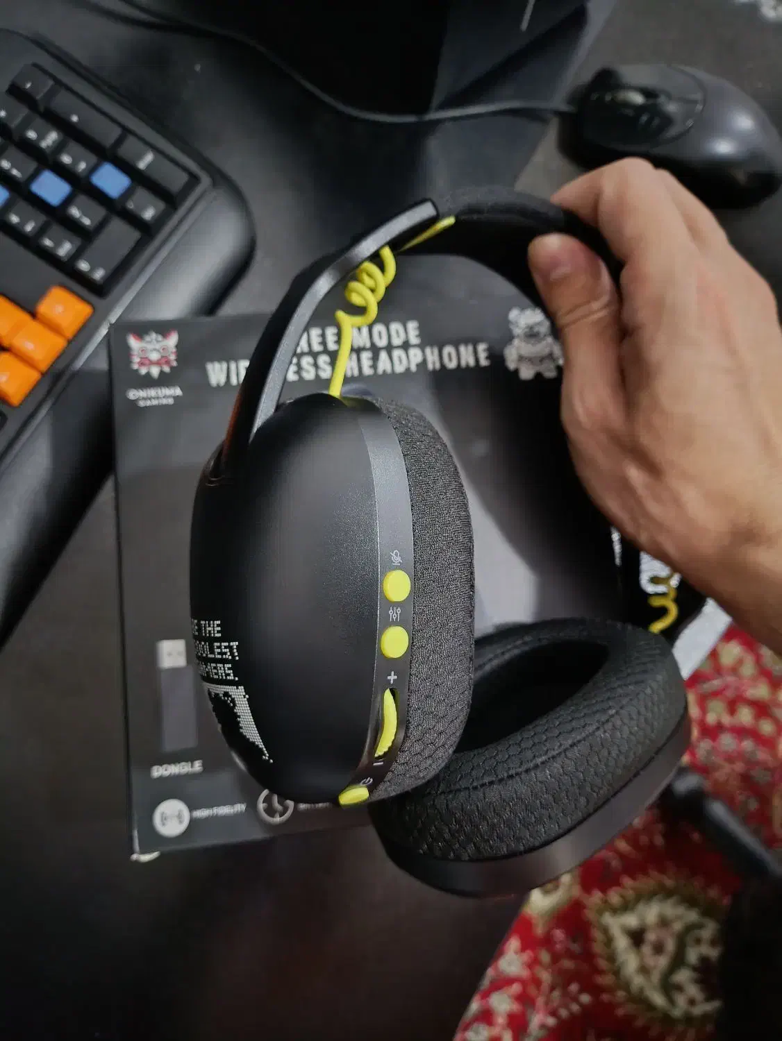 هدست بیسیم ONIKUMA B2|قطعات و لوازم جانبی رایانه|کرمانشاه, |دیوار