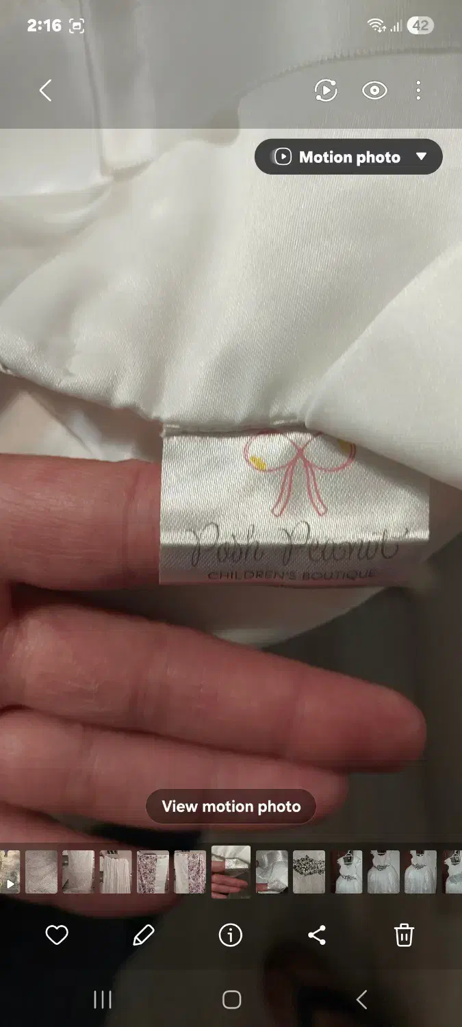 لباس عروسی کودکانه|کفش و لباس بچه|تهران, زرکش|دیوار