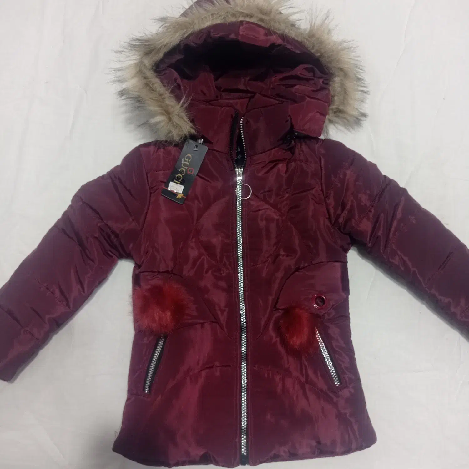 کاپشن دخترانه مناسب تا ۵تا۶سال|لباس|درمیان, |دیوار