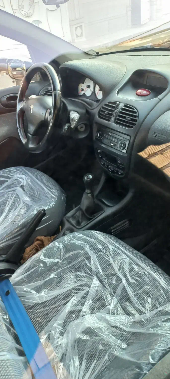 ۲۰۶تیپ۵بی رنگ با لوازم|خودرو سواری و وانت|کوهدشت, |دیوار