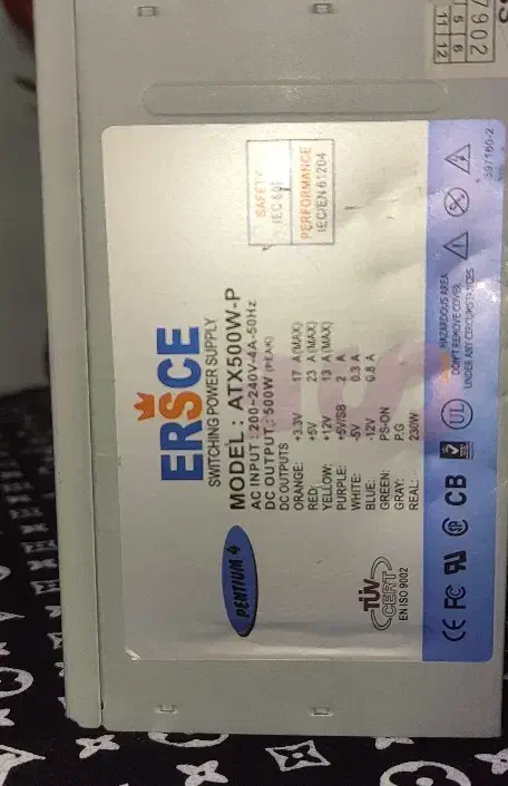 پاور سیستم 500w|قطعات و لوازم جانبی رایانه|دورود, |دیوار