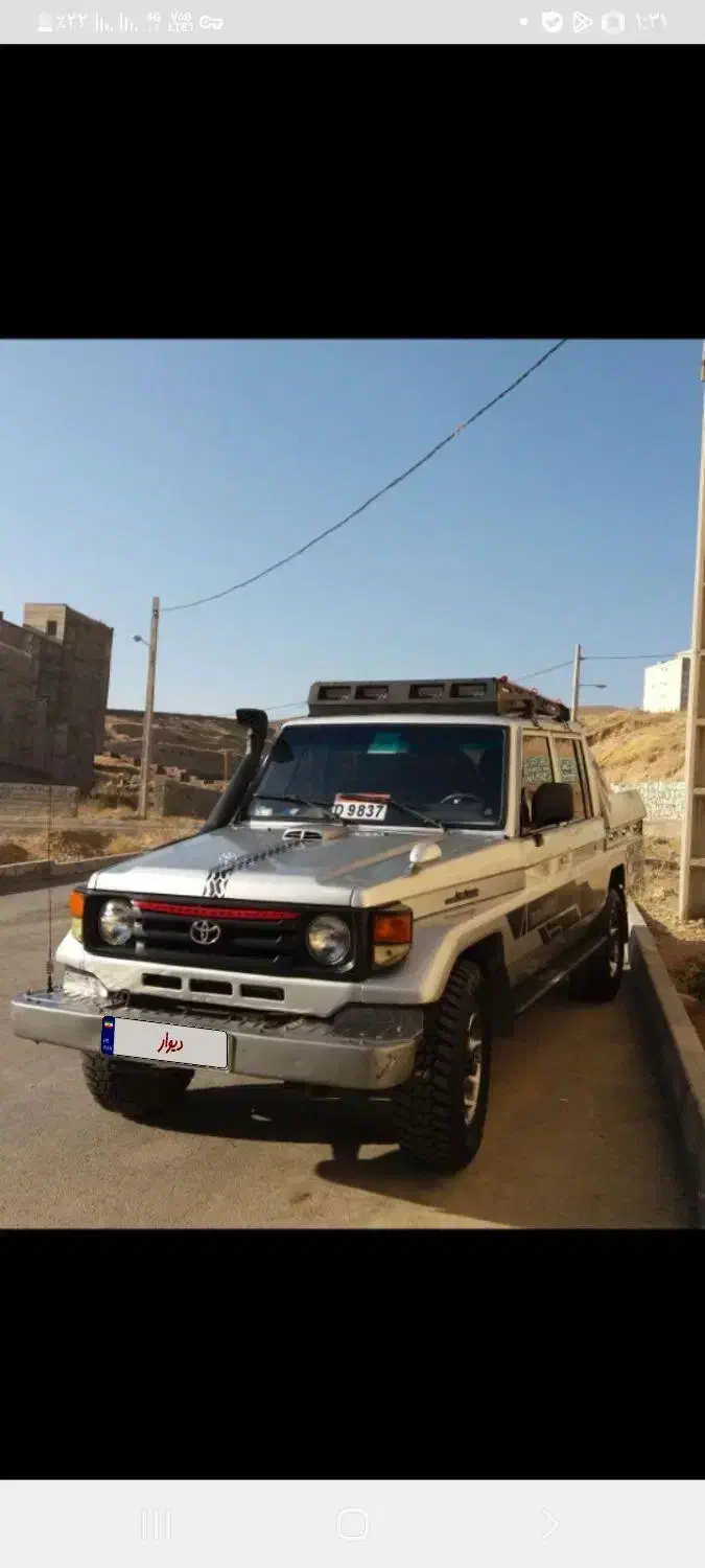 وانت لندکروزر دو کابین 3F، مدل ۲۰۰۱|خودرو سواری و وانت|تهران, تهرانپارس شرقی|دیوار