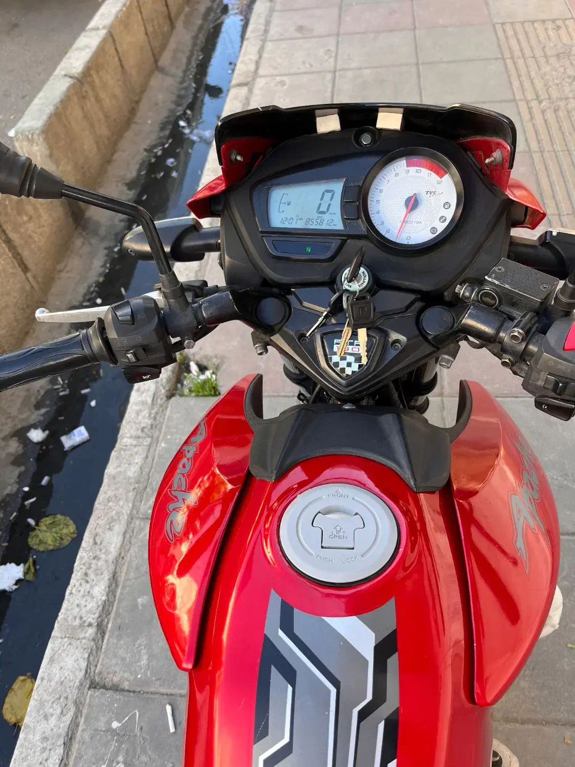 آپاچی180 معاوضه با پراید|موتورسیکلت|قدس, شهرقدس|دیوار