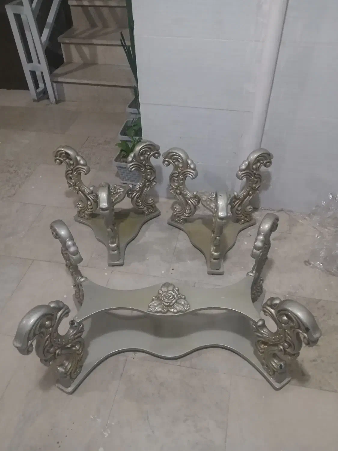 میز عسلی چوبی در حد نو|مبلمان خانگی و میز عسلی|محمدیه-قزوین, |دیوار