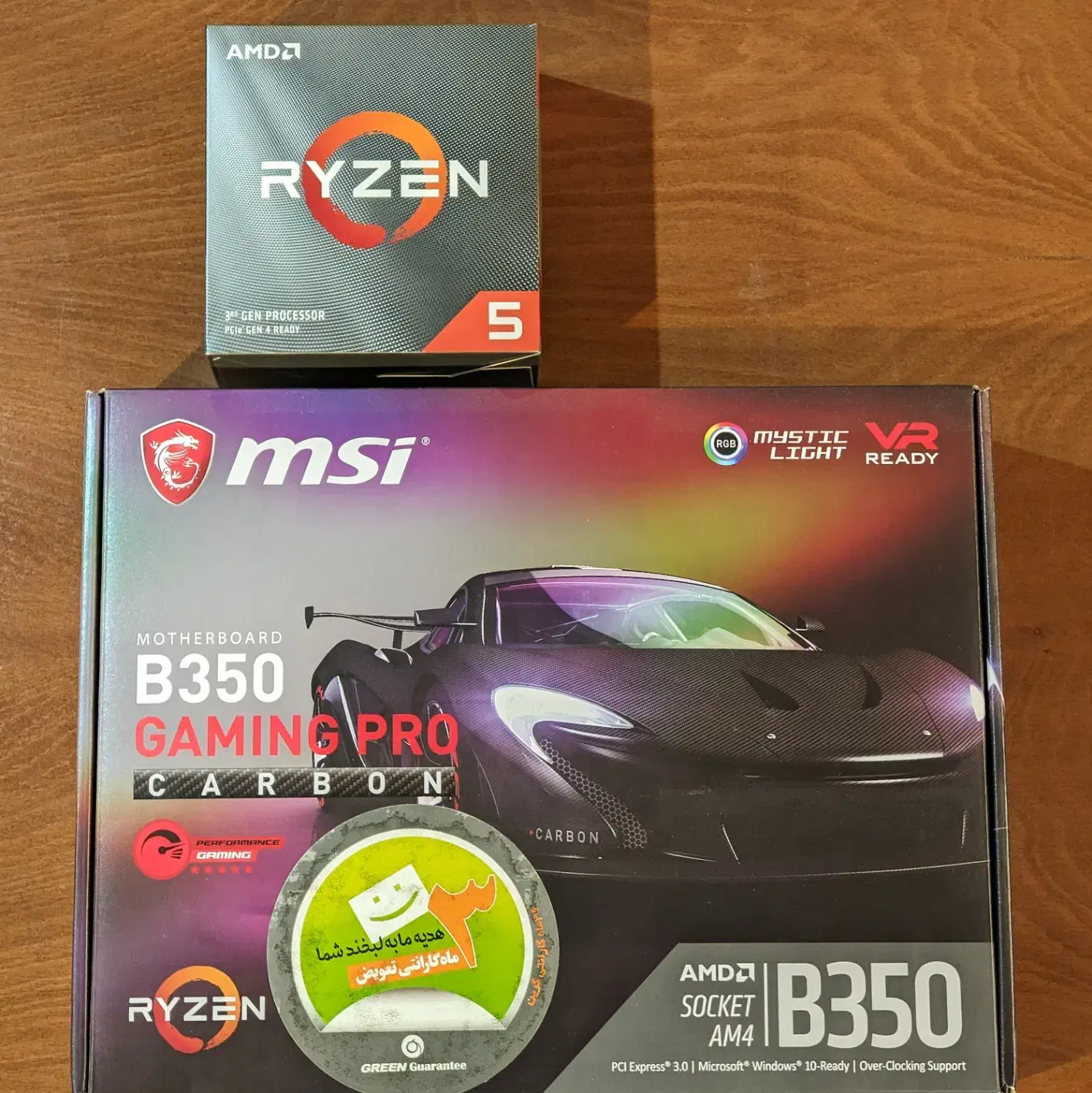 باندل مادربرد رایزن MSI B350 Pro Carbon Ryzen 3600|قطعات و لوازم جانبی رایانه|تهران, استخر|دیوار