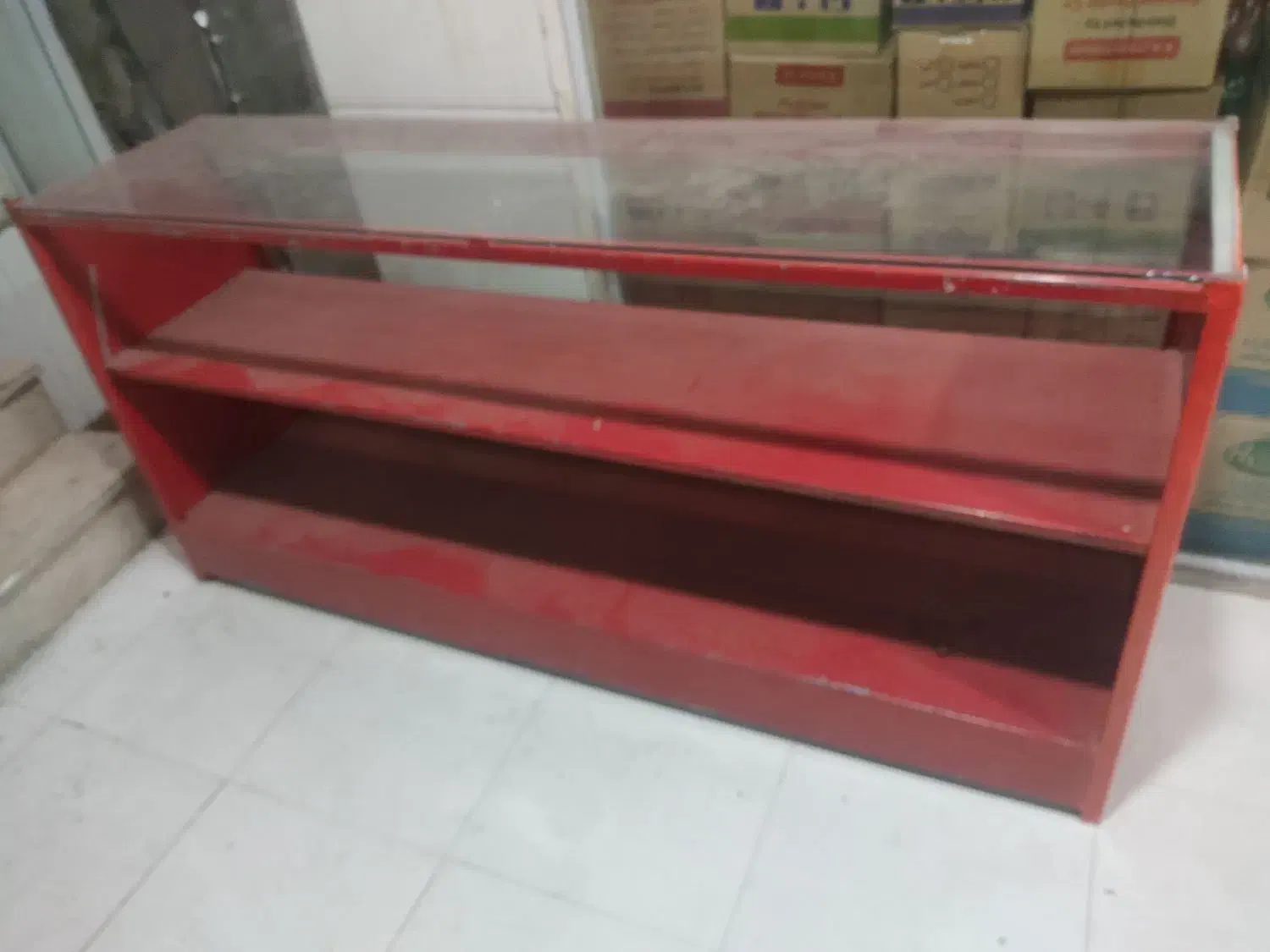 بوفه فلزی و شیشه اب|بوفه، ویترین، کنسول|کرج, حصارک پایین|دیوار