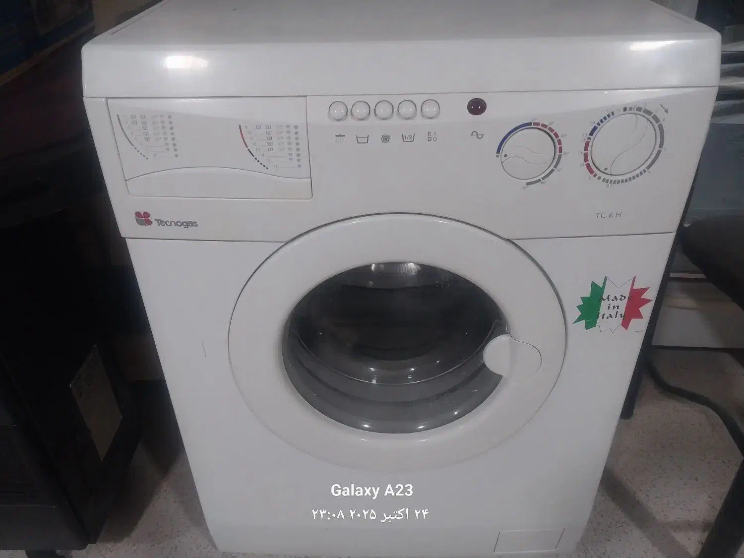 لباسشویی تکنو گاز ایتالیایی|ماشین لباسشویی و خشک‌کن لباس|شاهین‌شهر, خانه کارگر|دیوار