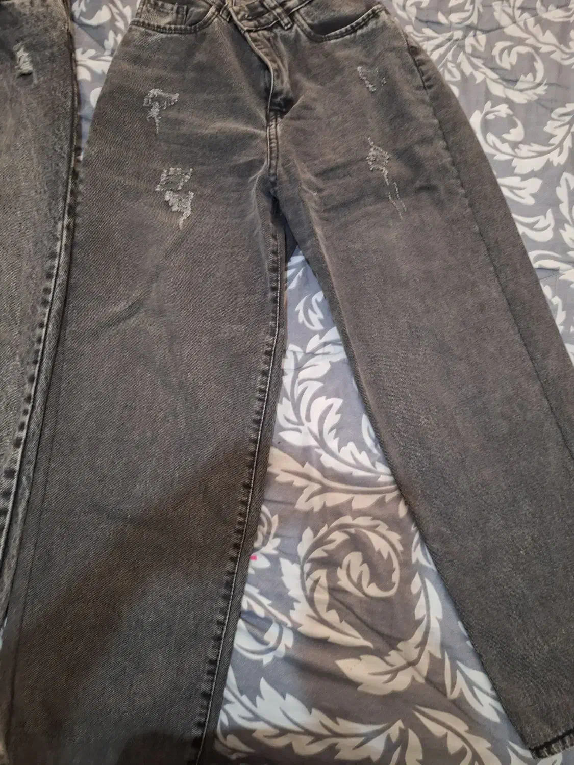 ۲ عدد شلوار بگ و مام استایل در حد نو سایز ۳۶ و ۳۸|لباس|کرج, مطهری|دیوار