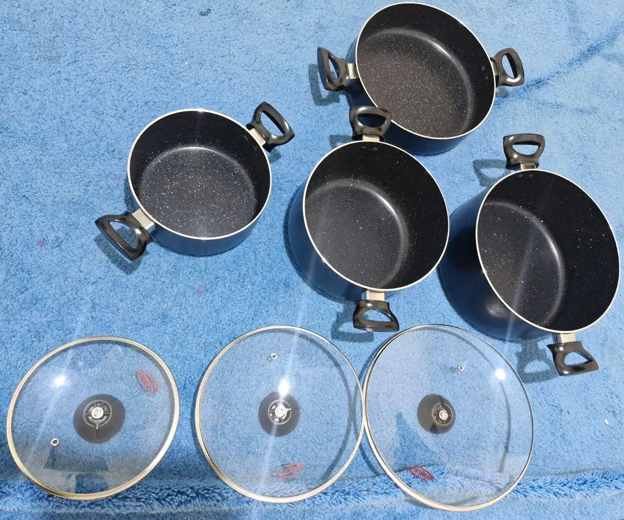 سرویس قابلمه تفلون 7پارچه نو نو|ظروف پخت‌وپز|شهریار, شهرک وائین|دیوار