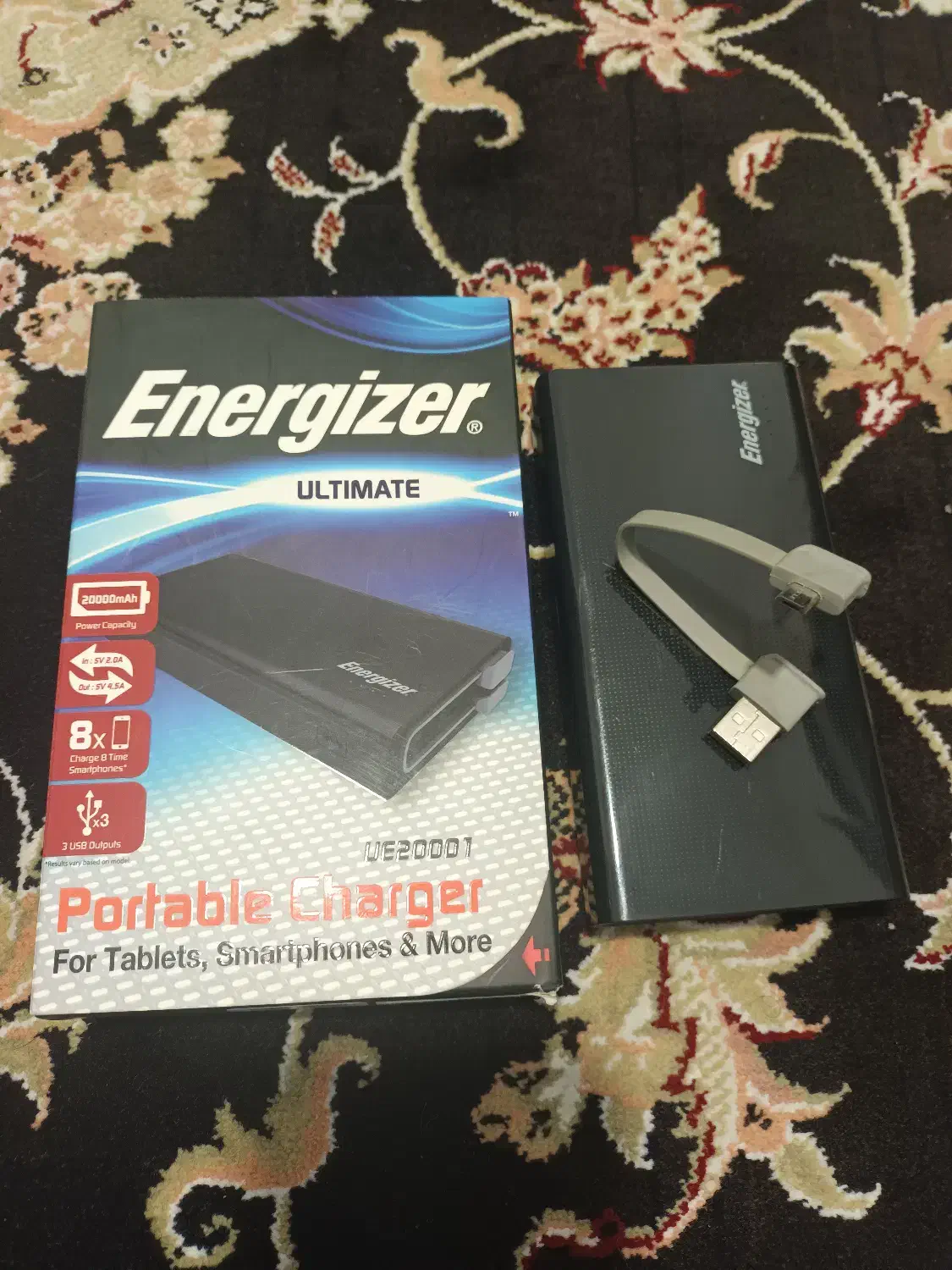 پاور بانک 20000 انرجایزر|لوازم جانبی موبایل و تبلت|شاهین‌شهر, خانه کارگر|دیوار