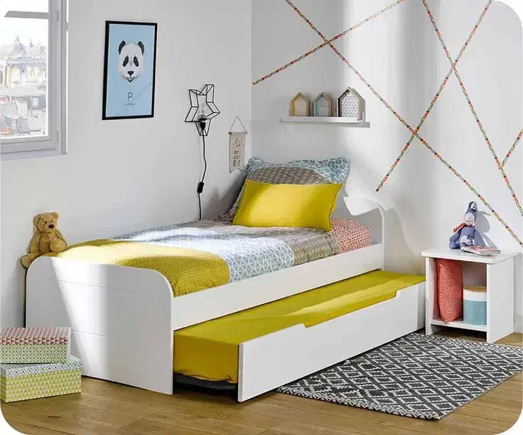 تخت دو طبقه کشویی مدل پریا|تخت و سرویس خواب|تهران, اوقاف|دیوار