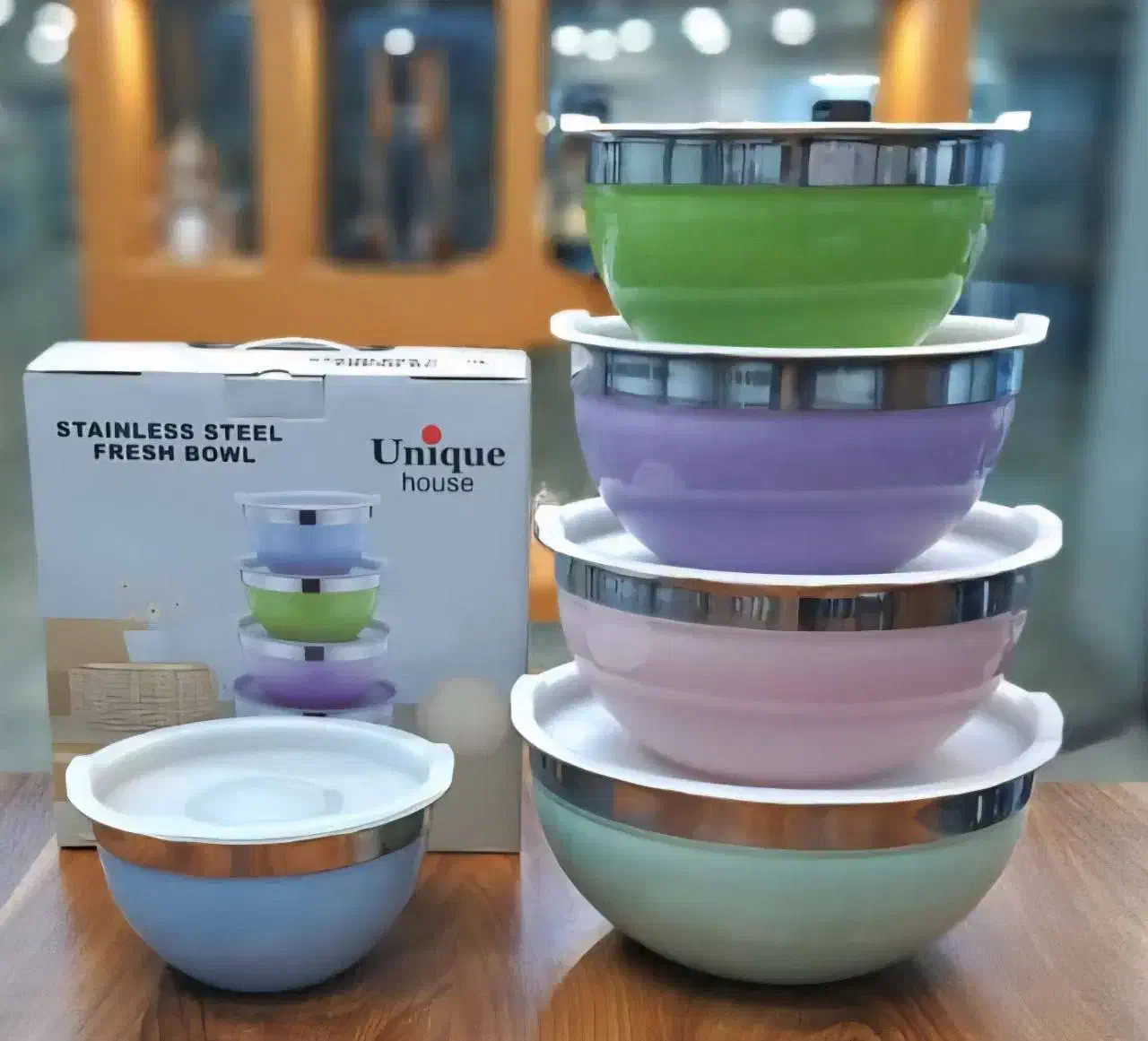 لگن استیل رنگی|ظروف نگهدارنده، پلاستیکی، یک‌بارمصرف|کرج, اسدآباد|دیوار