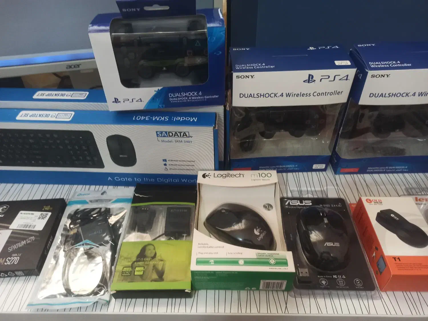 هارد اکسترنال و ssd موس و کیبورد بلوتوثی دسته پلی۴|قطعات و لوازم جانبی رایانه|کرمانشاه, |دیوار