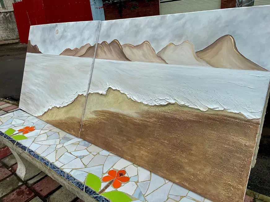 سه لت در طرح های متفاوت|تابلو، نقاشی، عکس|رشت, معلم|دیوار