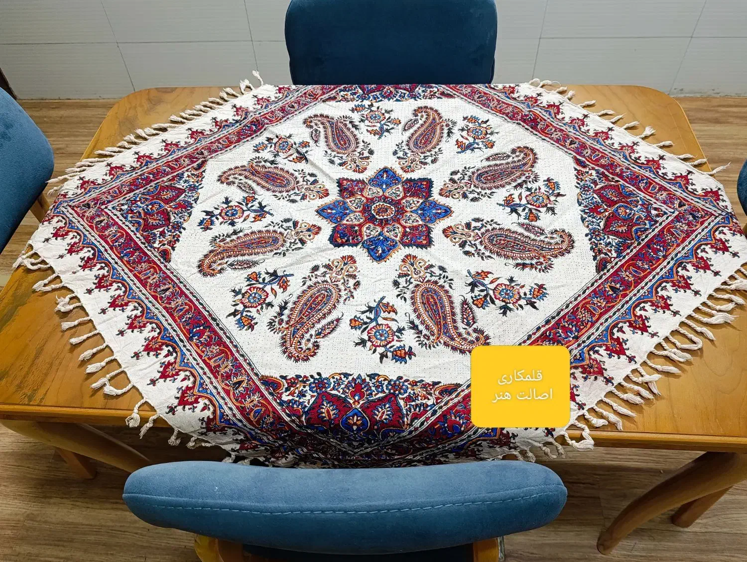 سفره قلمکار|سفره، حوله، دستمال آشپزخانه|برخوار, |دیوار