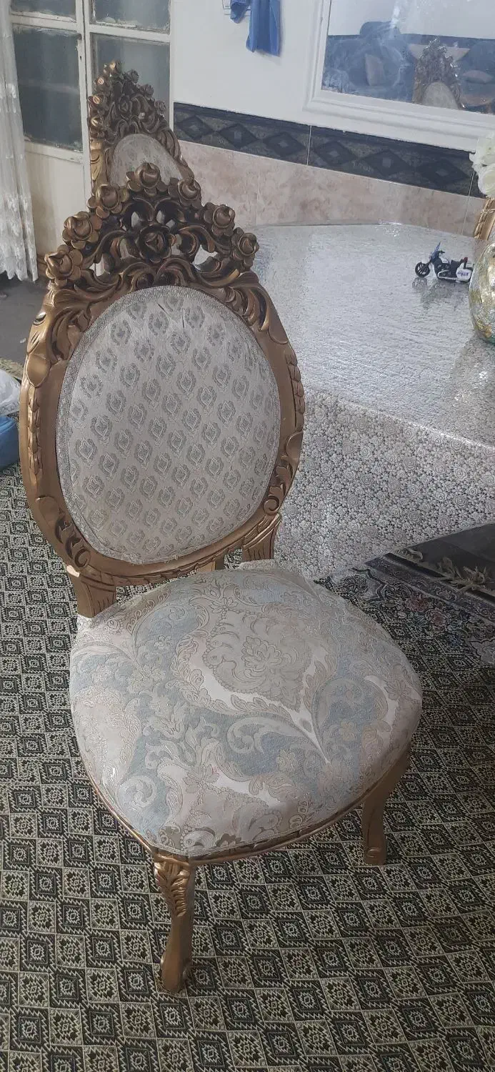 ست مبل و میز نهار خوری سلطنتی|مبلمان خانگی و میز عسلی|ضیاء آباد, |دیوار