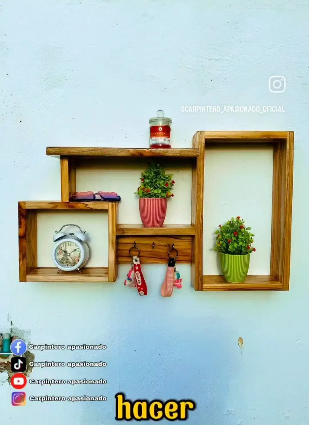 شلف چوبی|کتابخانه، شلف، قفسه‌های دیواری|قم, وادی السلام|دیوار