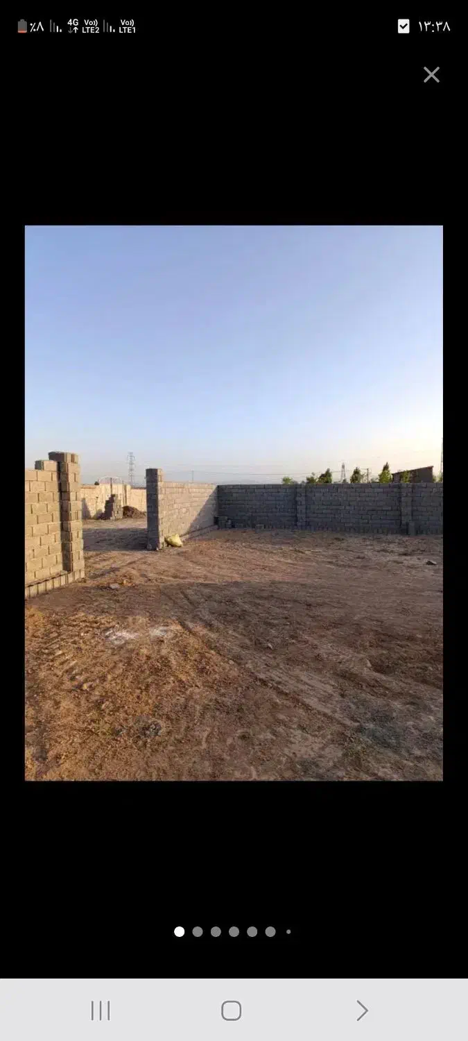 فروش زمین ملکی به متراژ دور دیوار همراه با گاز وآب|فروش زمین و ملک کلنگی|مشهد, كنويست|دیوار
