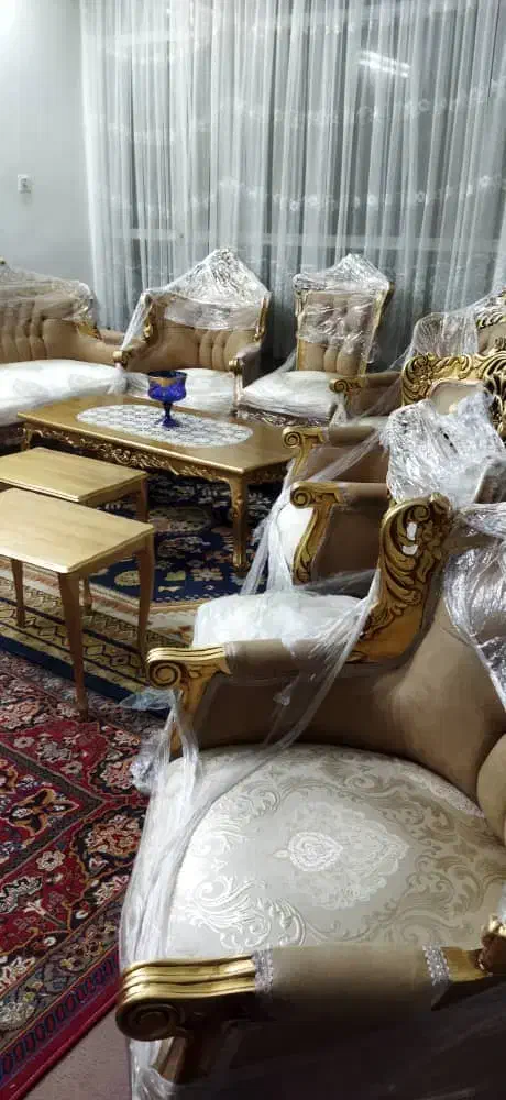 مبلمان چوب راش  سنتی|مبلمان خانگی و میز عسلی|شیراز, ارم|دیوار