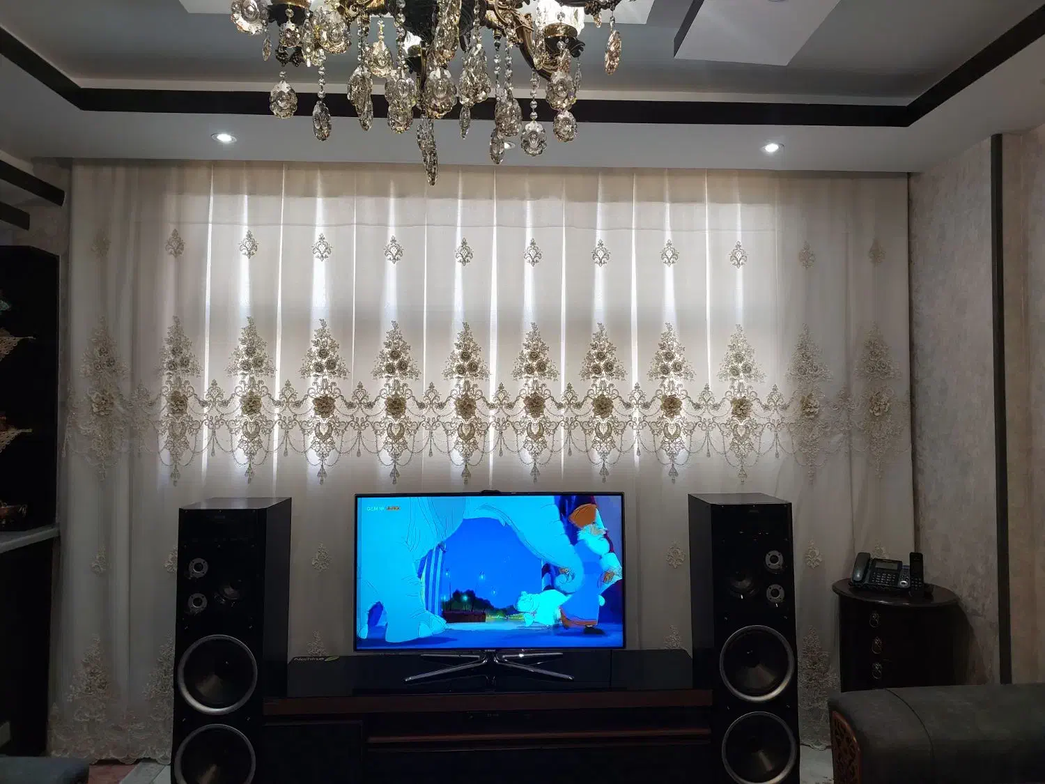 پرده گیپور ترک|پرده، رانر، رومیزی|اصفهان, پروین|دیوار