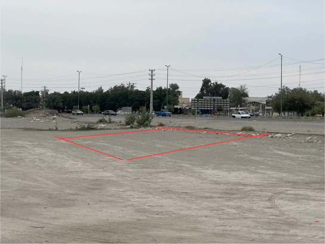 زمین مسکونی پلاک‌۲ روبروی بیمارستان|فروش زمین و ملک کلنگی|میناب, |دیوار