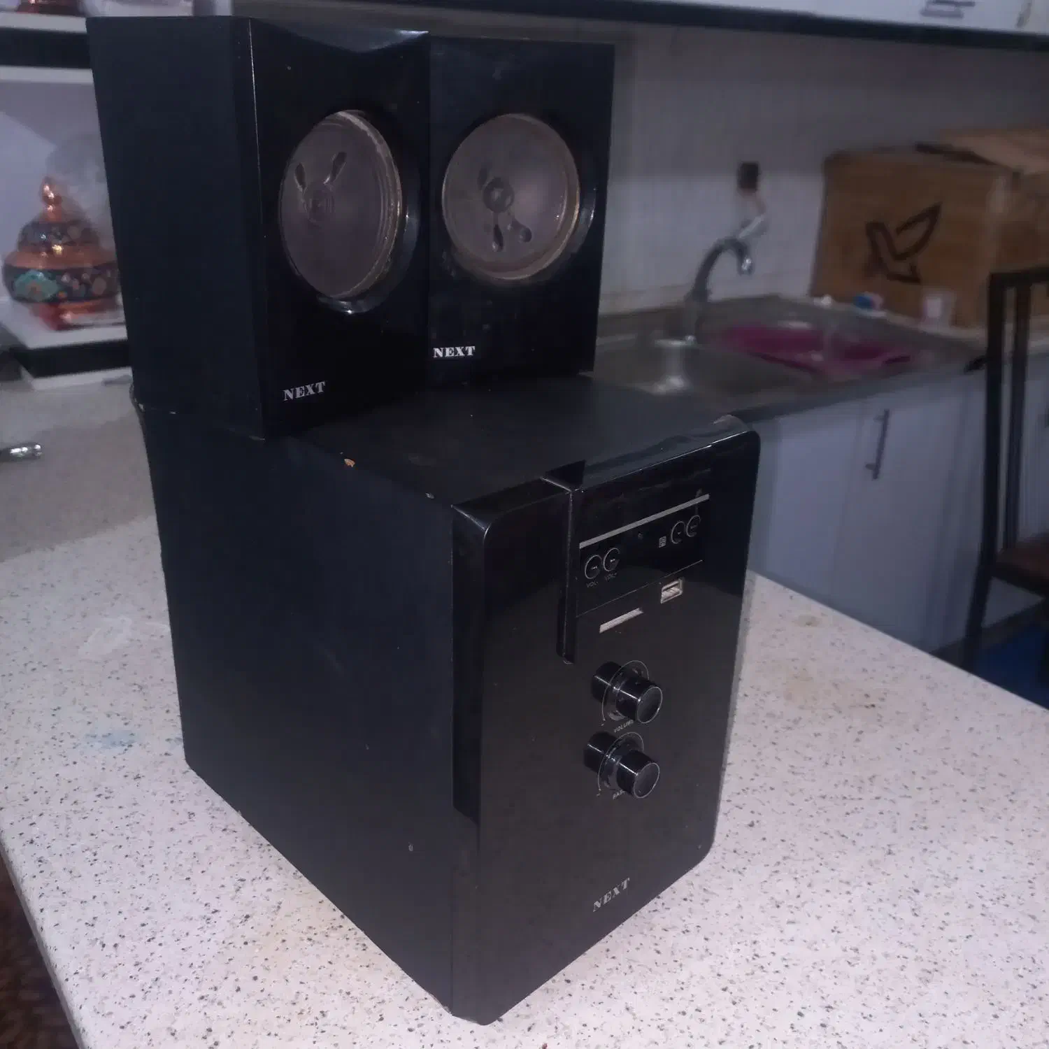 اسپیکر سه تیکه|قطعات و لوازم جانبی رایانه|قم, نخودی|دیوار