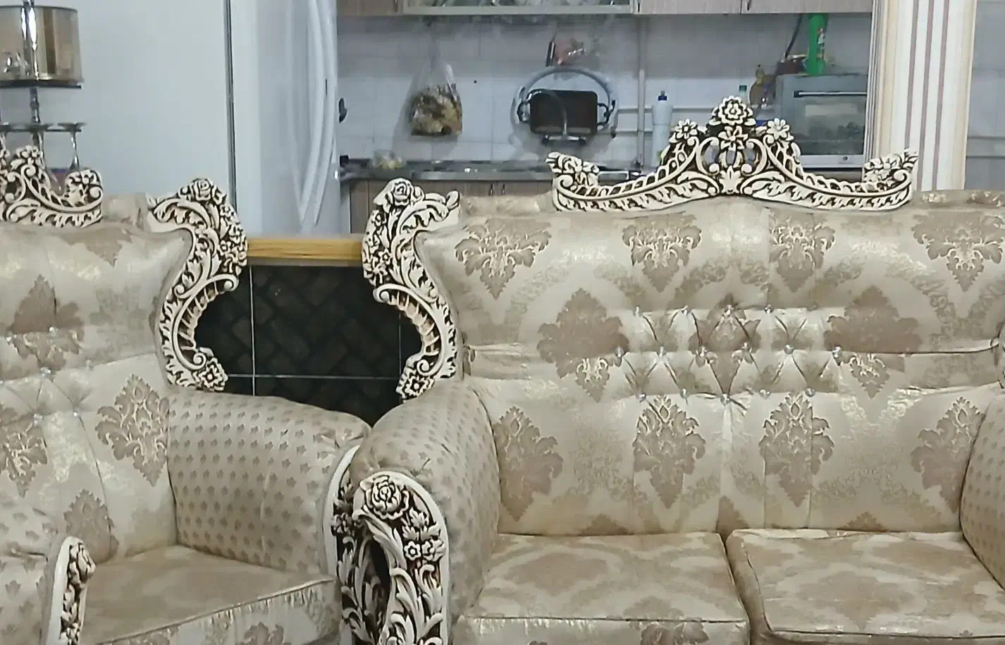 مبل ۷ نفره|مبلمان خانگی و میز عسلی|محمدیه-قزوین, |دیوار