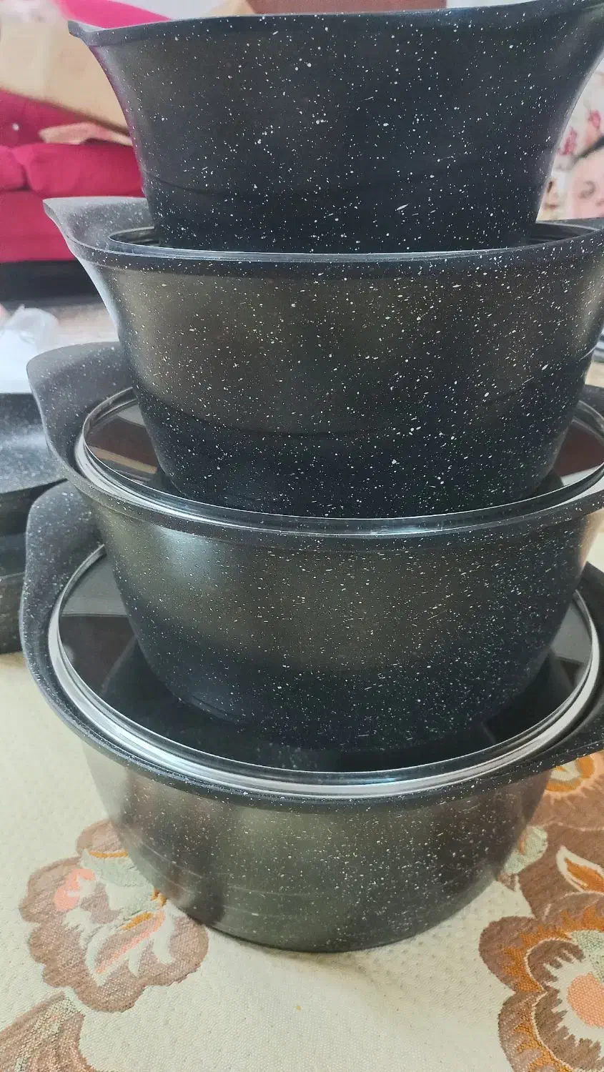 فوری سرویس ۱۱ پارچه قابلمه نونو ضخیم با کیفیت|ظروف پختوپز|ری, حمزهآباد|دیوار