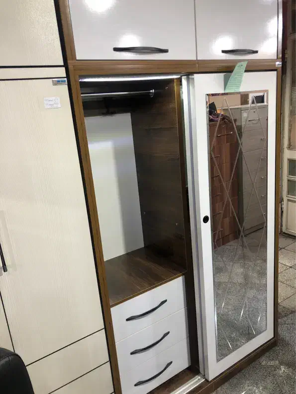 کمد دیواری ریلی شرکت دهقان چوب کد۱۲|جاکفشی، کمد، دراور|تهران, نعمت‌آباد|دیوار