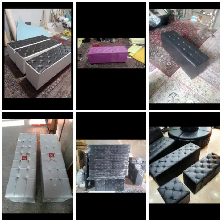 پاف و مبل انتظار ساده و باکسدار گیم نت|صندلی و نیمکت|اسلامشهر, باغ فیض|دیوار