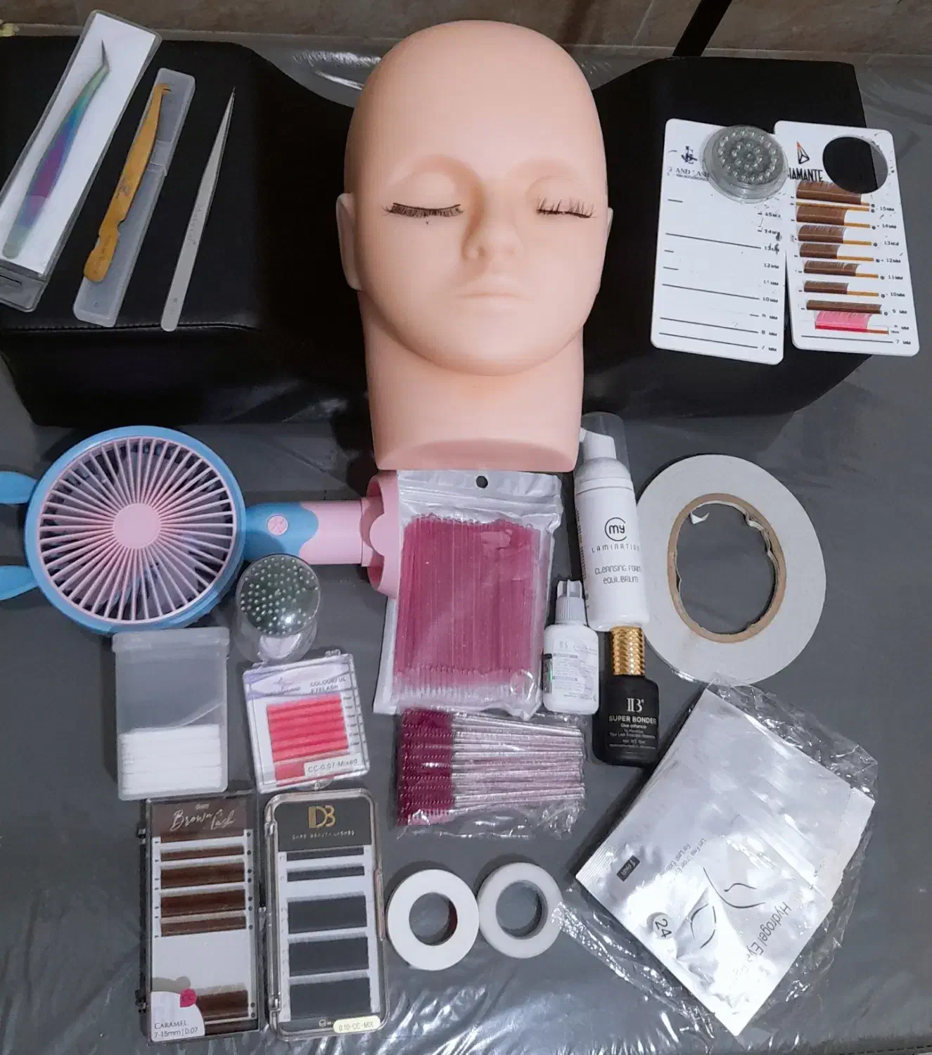 وسایل اکستنشن مژه ودستگاه فن سازی|آرایشگاه و سالنهای زیبایی|بندر گناوه, |دیوار