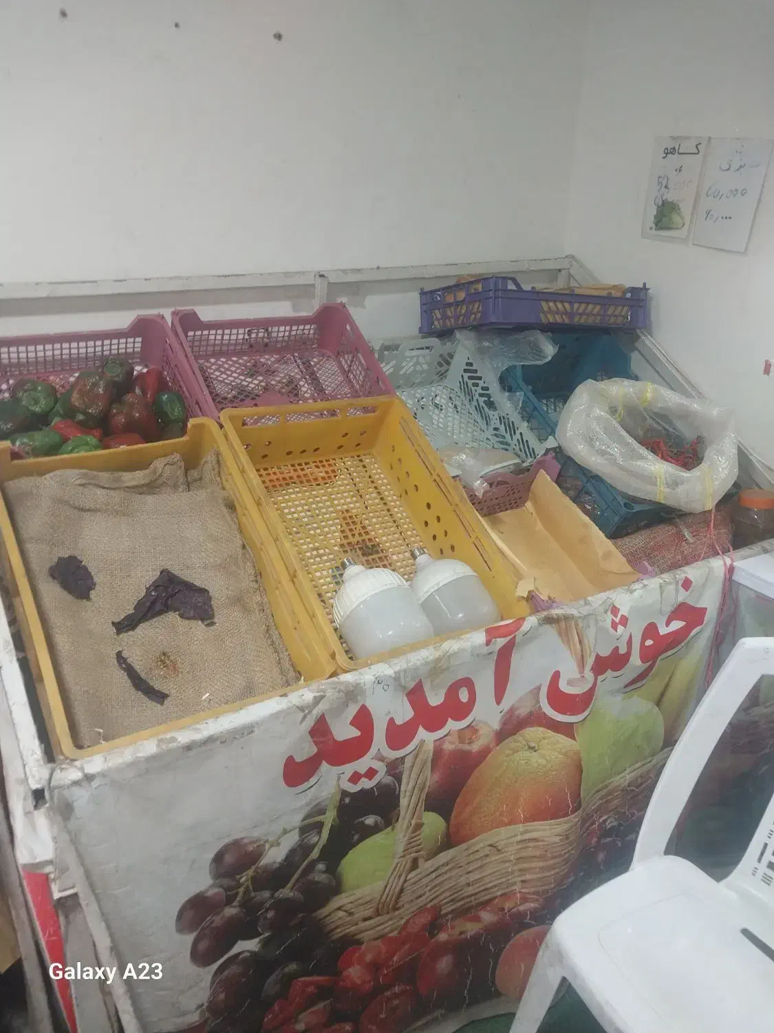 فروش کامل وسایل میوه فروشی|فروشگاه و مغازه|شیراز, شیشه‌گری|دیوار