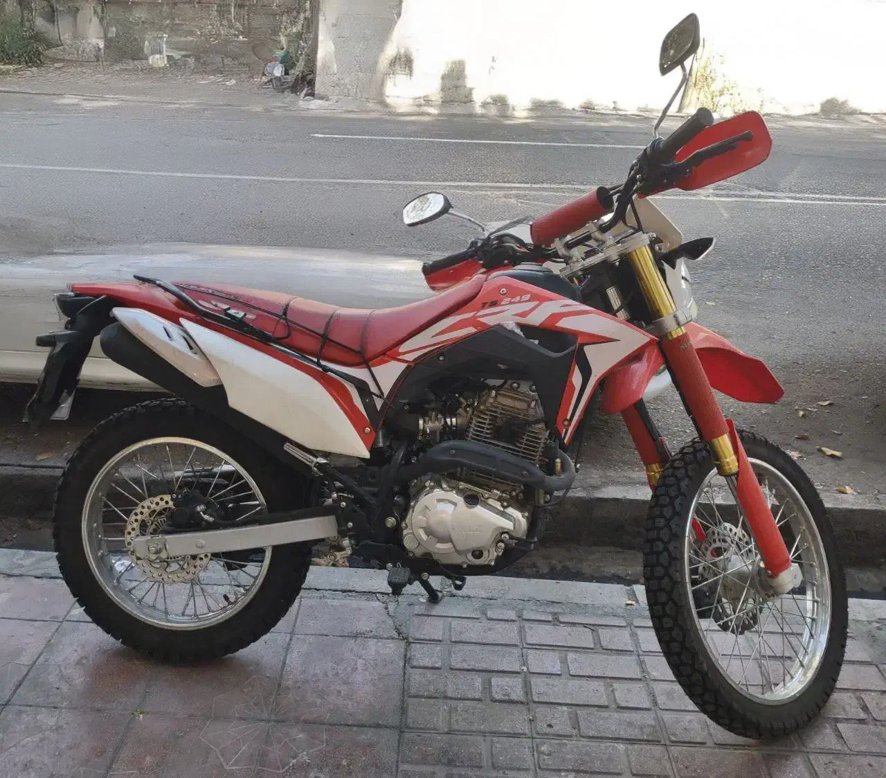 موتور تریل توسن 250 باسل|موتورسیکلت|تهران, مجیدیه|دیوار