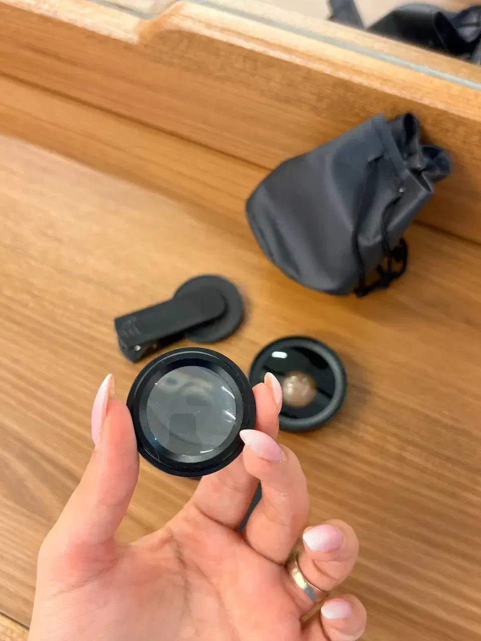 لنز کلیپسی موبایل زومی مدل Super Wide Angle 0.45X|دوربین عکاسی و فیلم‌برداری|نور, |دیوار