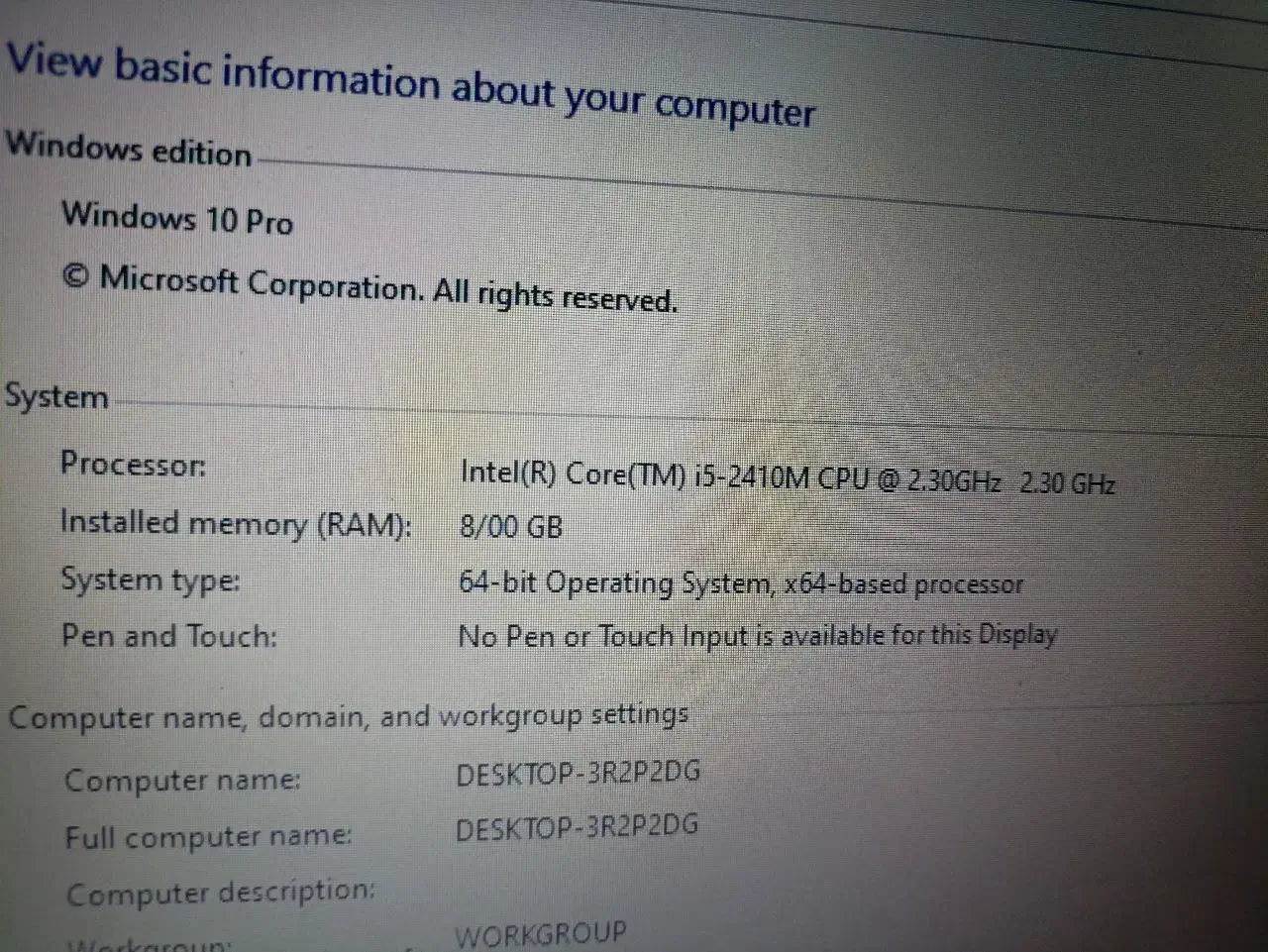 لبتاپ hp(توافقی)|رایانه همراه|قوچان, |دیوار