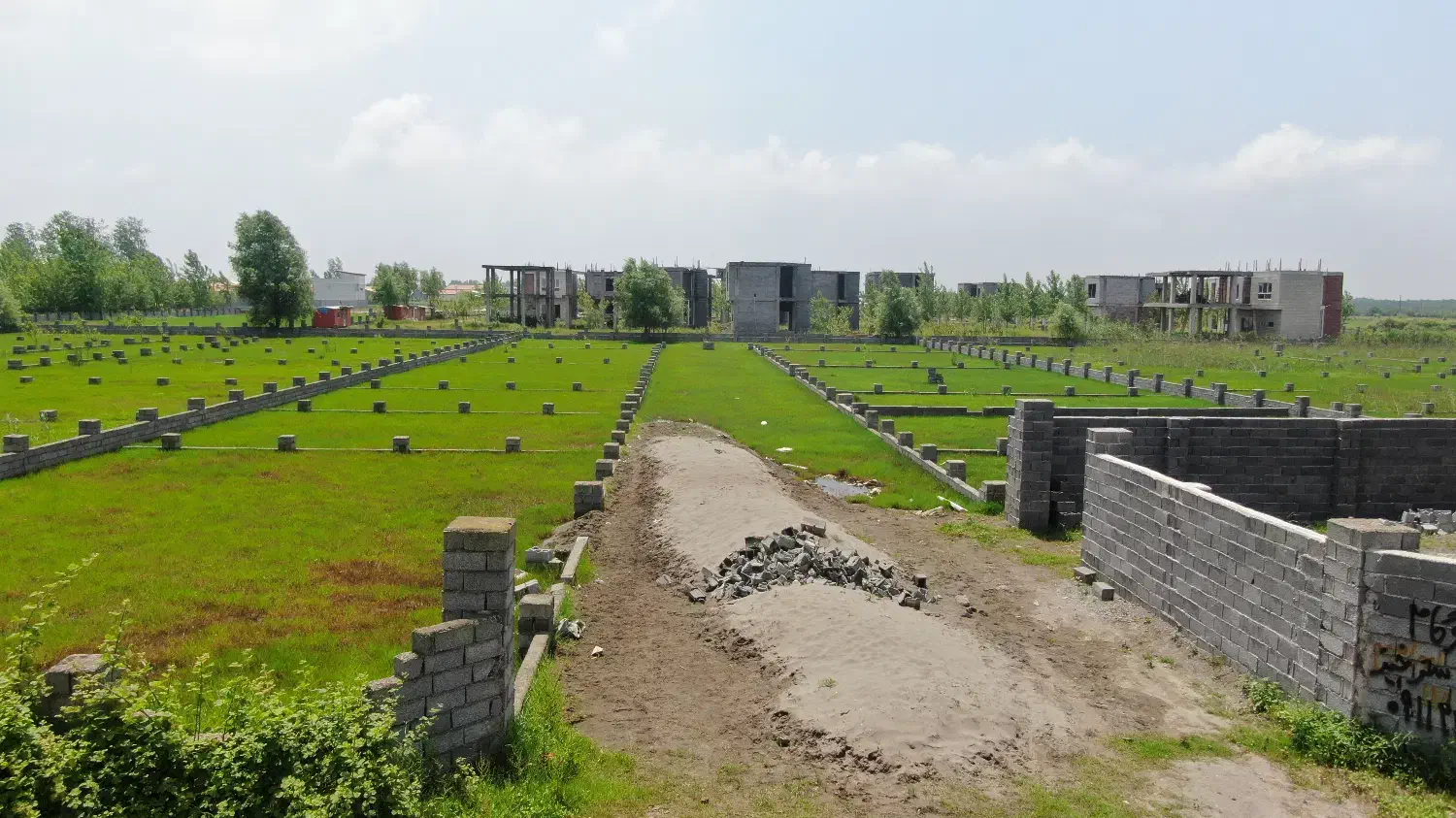 زمین شهرکی مسکونی سنددار نزدیک دریا آماده ساخت|فروش زمین و ملک کلنگی|رشت, پاستوریزه|دیوار