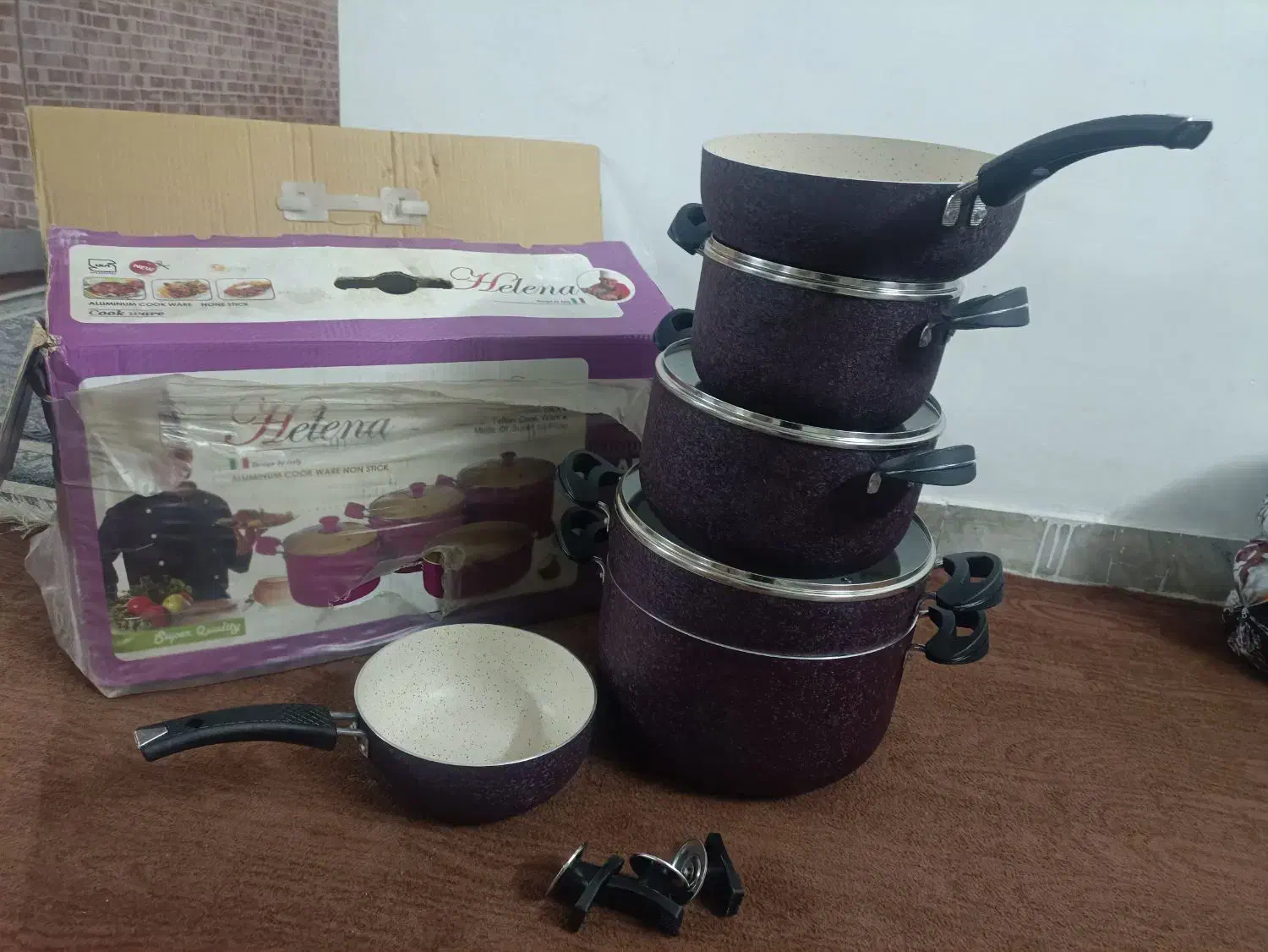 سرویس قابلمه تفلون|ظروف پختوپز|ملارد, |دیوار