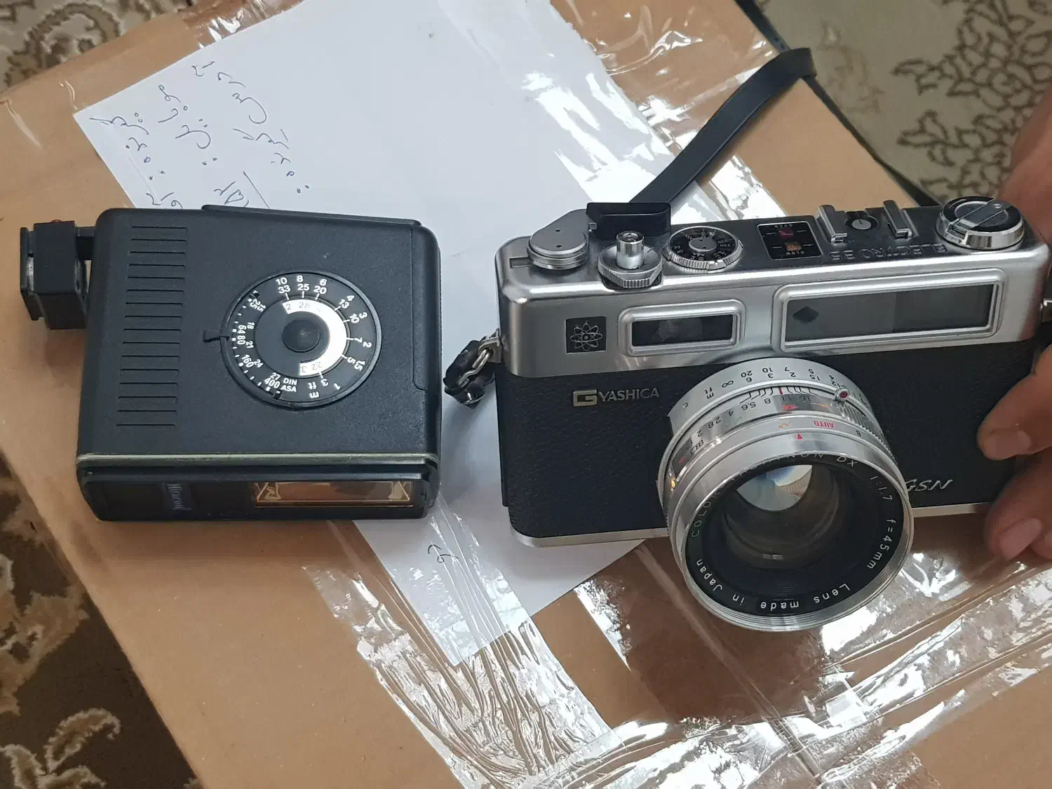 دوربین عکاسی یاشیکا آنتیکی قدیمی عتیقه|دوربین عکاسی و فیلمبرداری|تهران, فلسطین (میدان انقلاب)|دیوار